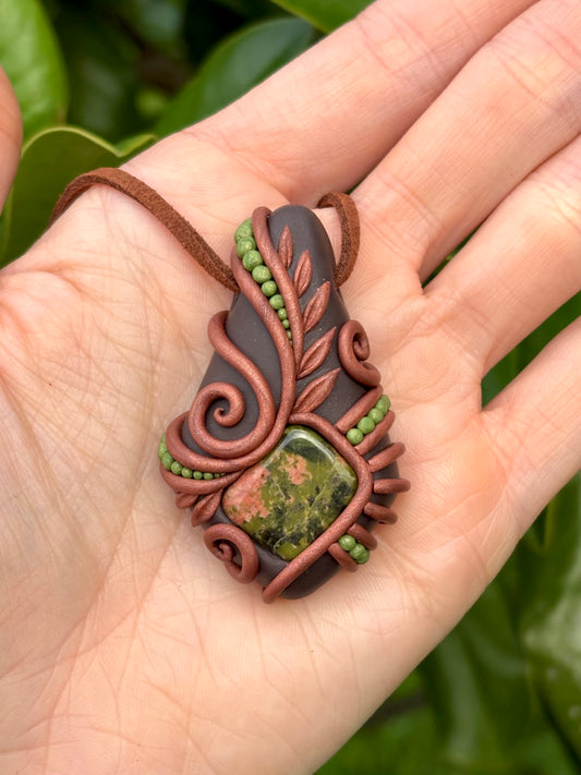 Unakite Pendant