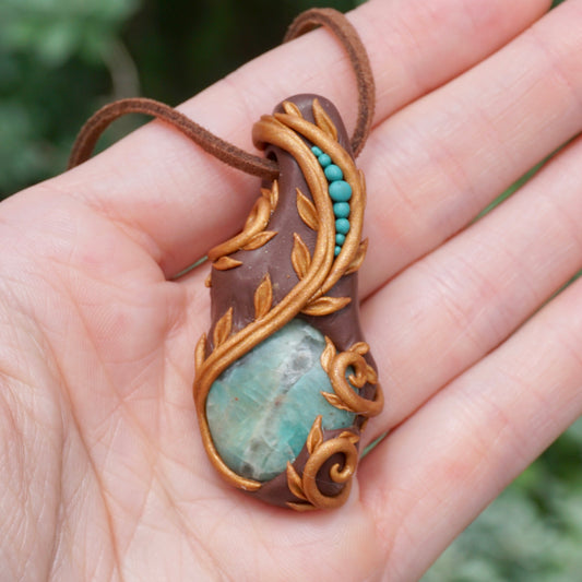 Amazonite Amulet