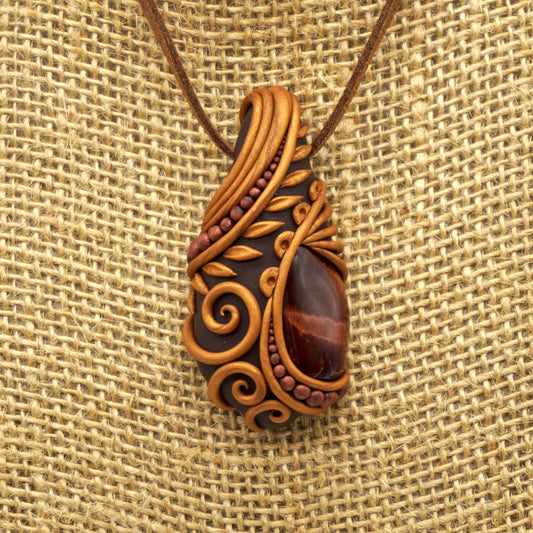 Red Tiger’s Eye Pendant