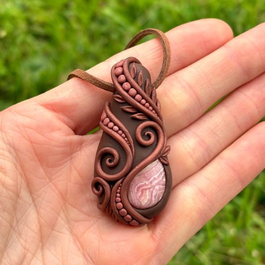 Rhodochrosite Pendant
