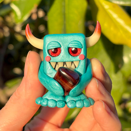 Red Tiger’s Eye Gem-lin