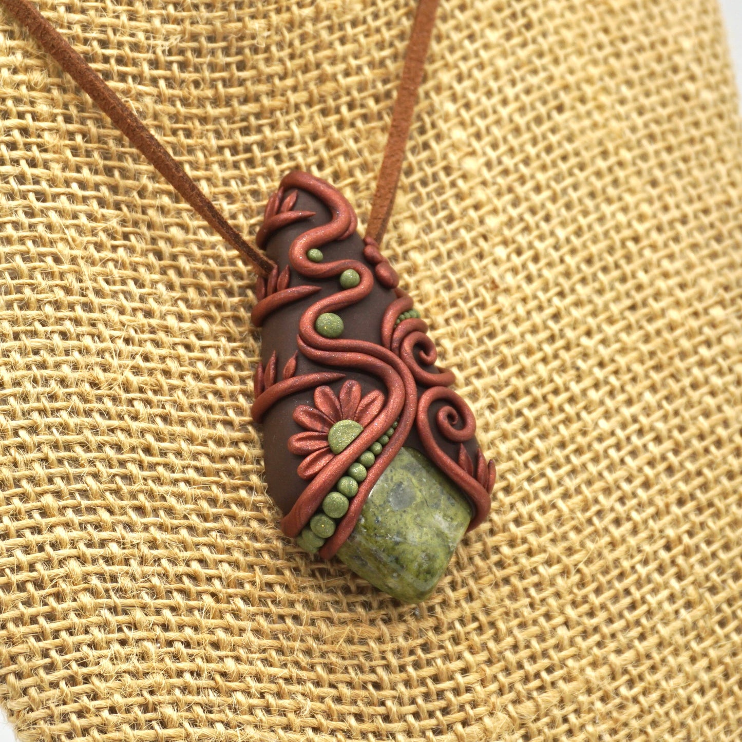 Unakite Pendant