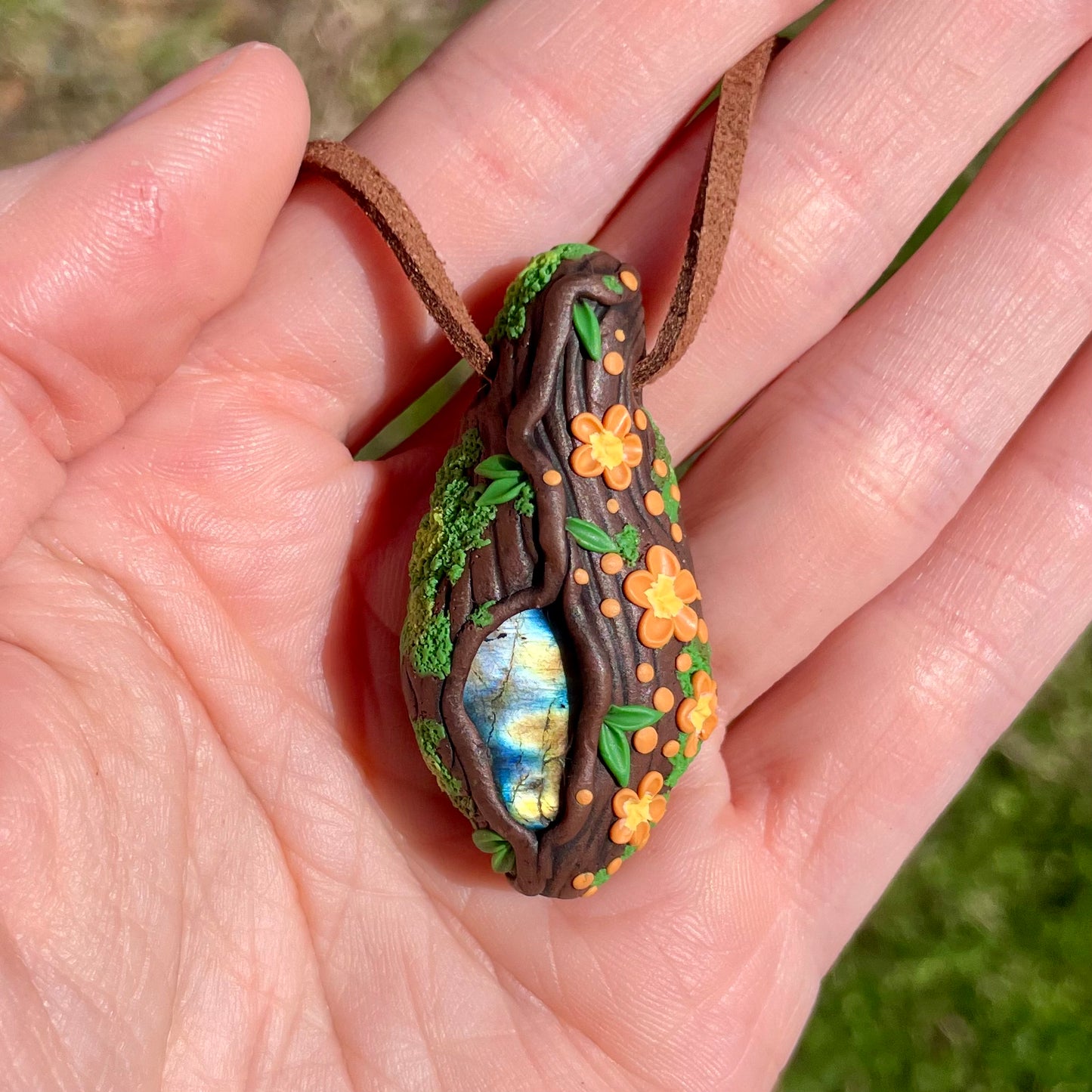 Labradorite Forest Pendant