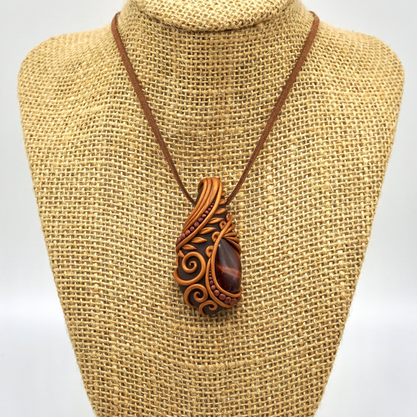 Red Tiger’s Eye Pendant