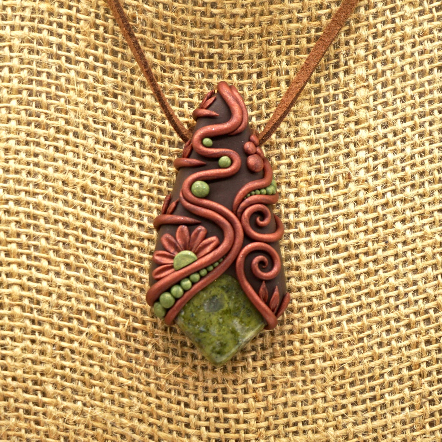 Unakite Pendant