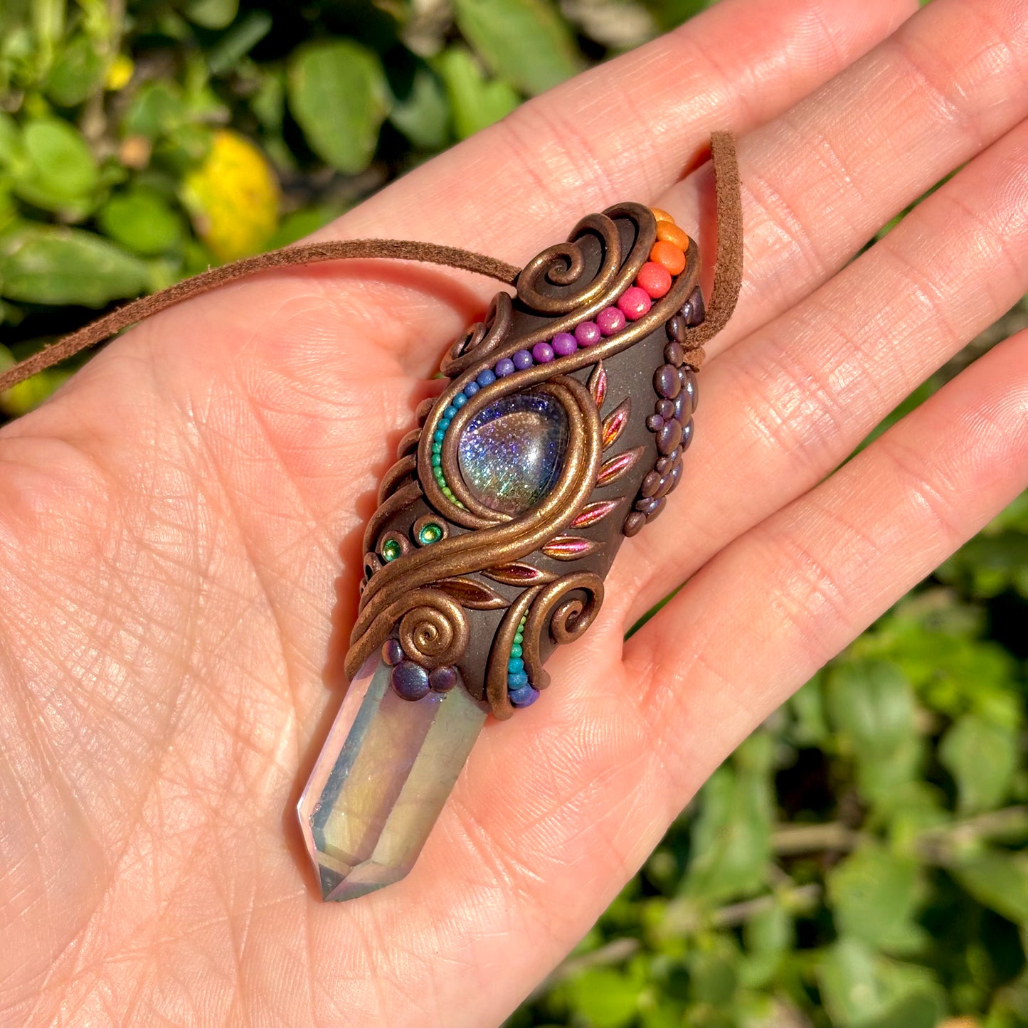Aura Quartz Pendant
