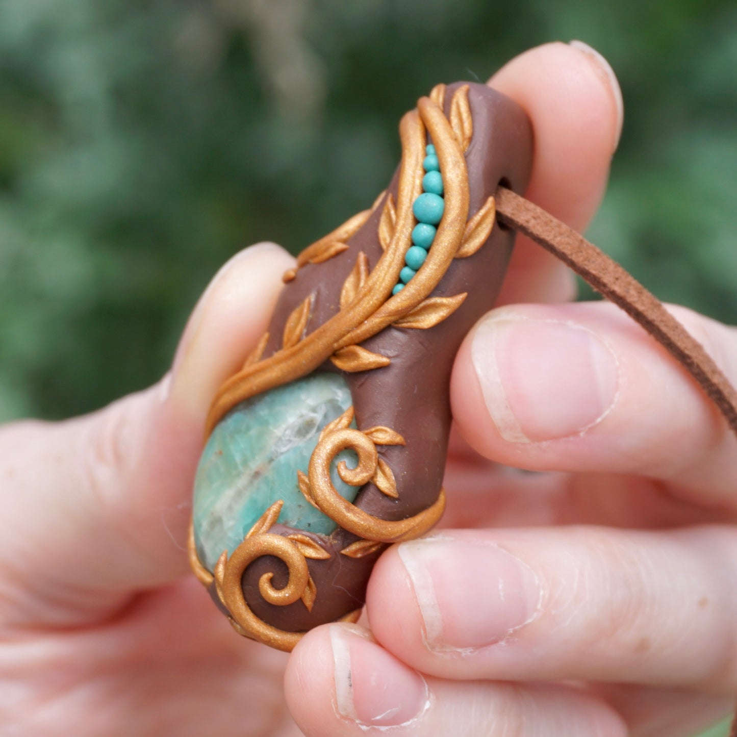 Amazonite Amulet