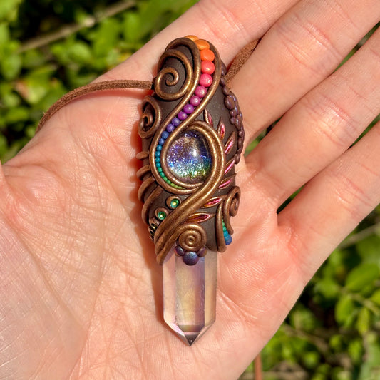 Aura Quartz Pendant