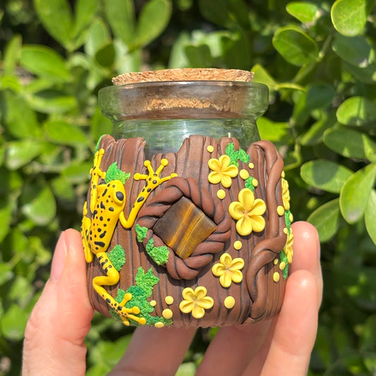 Tiger's Eye Forest Jar