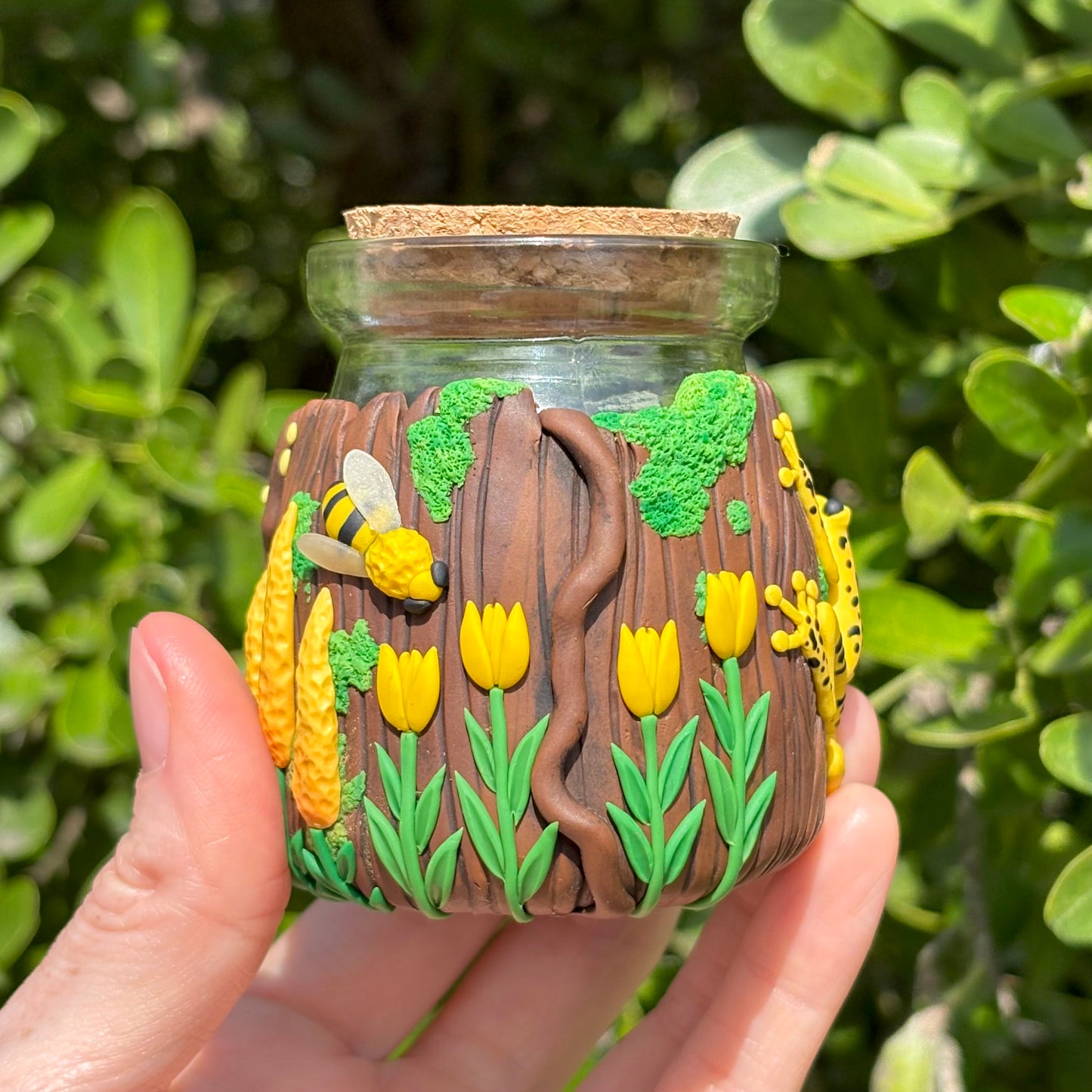 Tiger's Eye Forest Jar