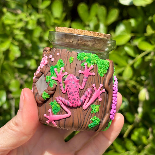 Rose Quartz Forest Jar