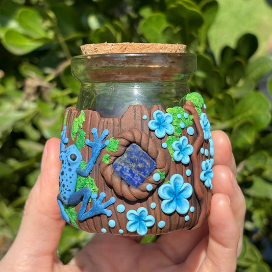 Lapis Lazuli Forest Jar