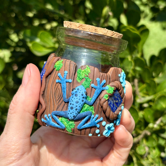Lapis Lazuli Forest Jar