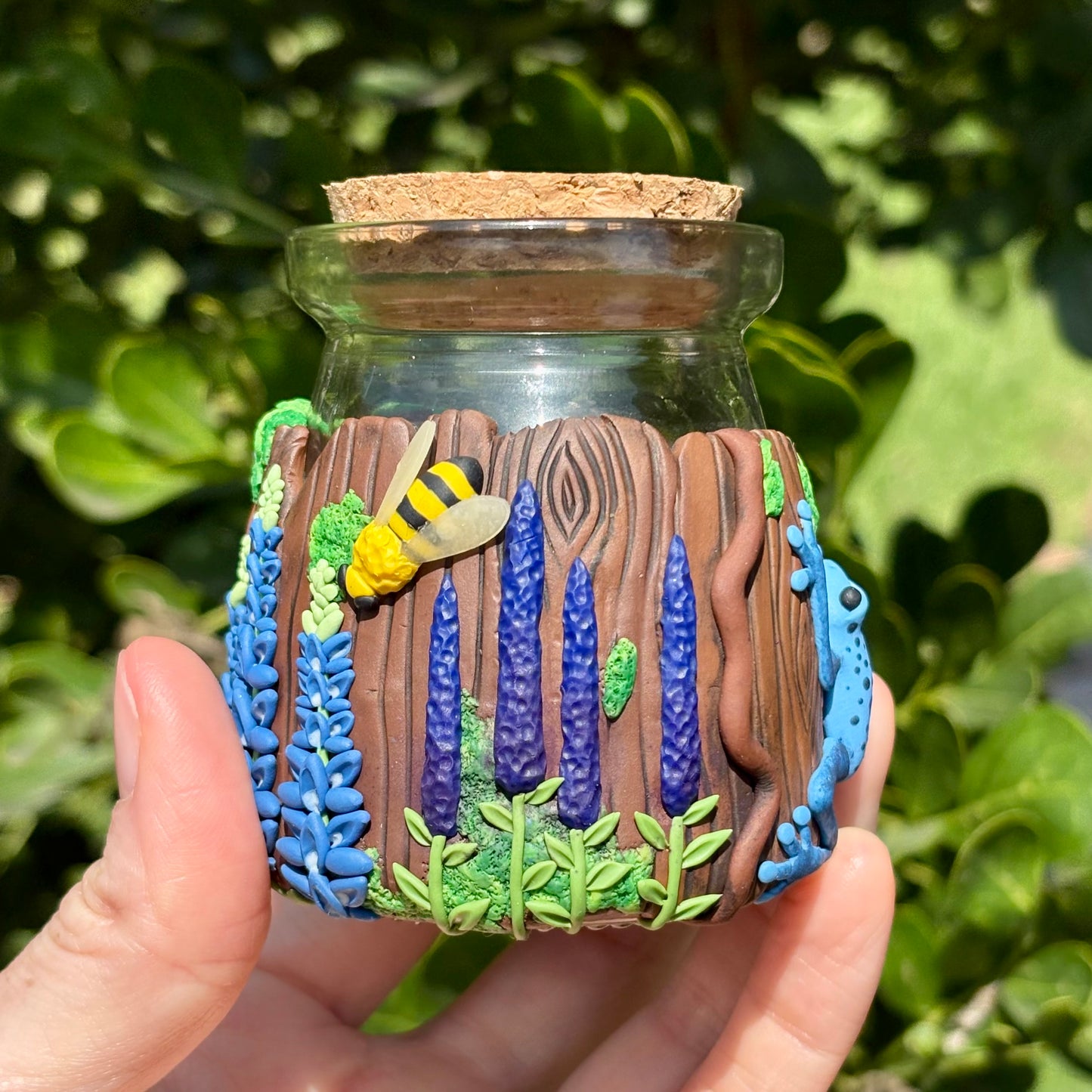 Lapis Lazuli Forest Jar