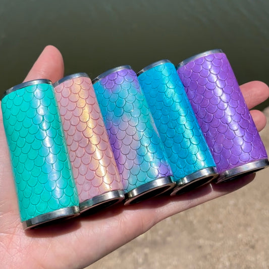 Pastel Mermaid Scale Lighter Cover