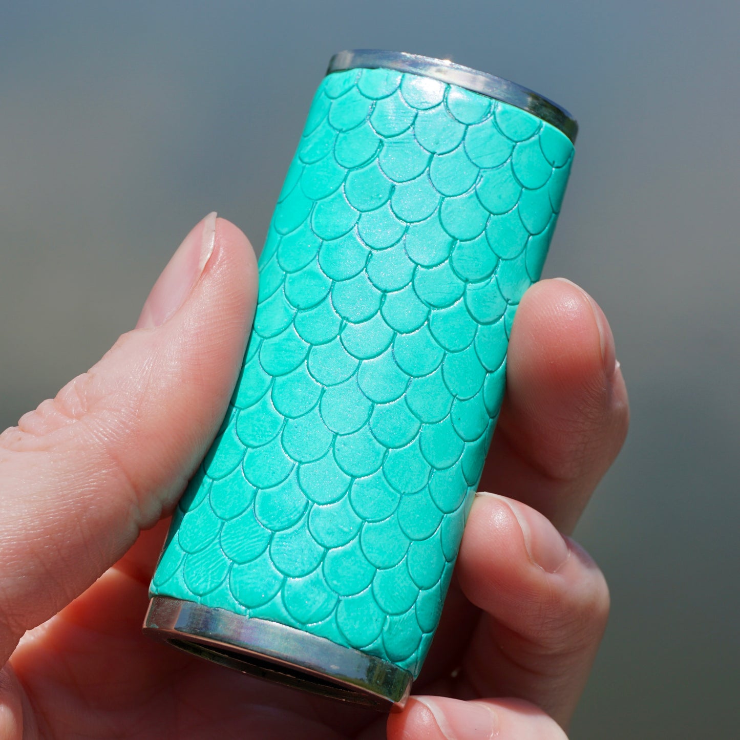 Pastel Mermaid Scale Lighter Cover